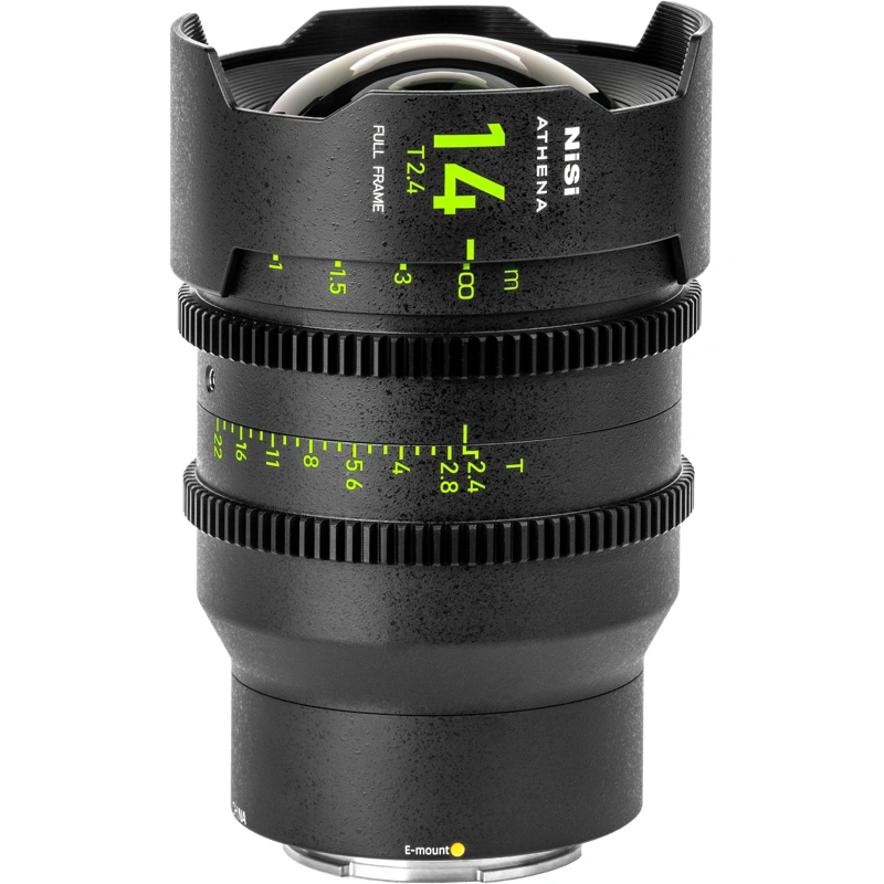 NiSi CINE Objektiv Athena Prime 14mm T2.4 E-Fattning (Utan Drop-In Filter) NiSi Cine Lens Athena Prime 14mm T24 E Mount Without Drop in Filter 1 8565438c