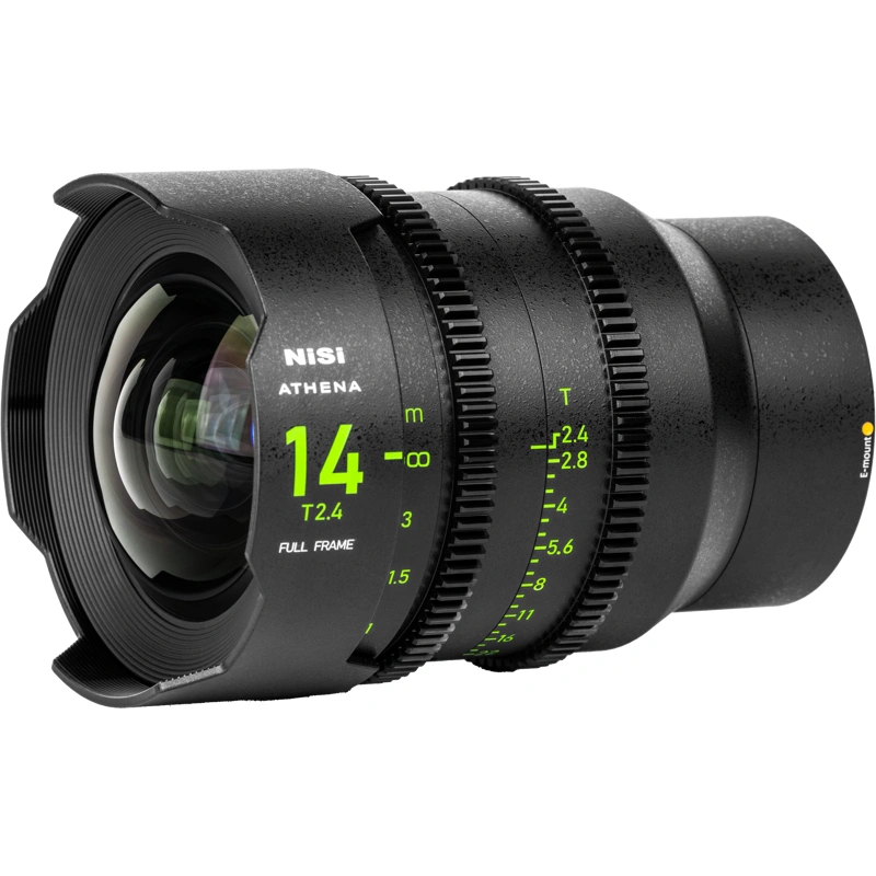 NiSi CINE Objektiv Athena Prime 14mm T2.4 E-Fattning (Utan Drop-In Filter) NiSi Cine Lens Athena Prime 14mm T24 E Mount Without Drop in Filter 2 22264f6f