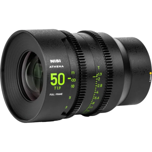 NiSi CINE Objektiv Athena Prime 50mm T1.9 E-Fattning (Utan Drop-In Filter) NiSi Cine Lens Athena Prime 50mm T19 E Mount Without Drop in Filter 2 304c5213