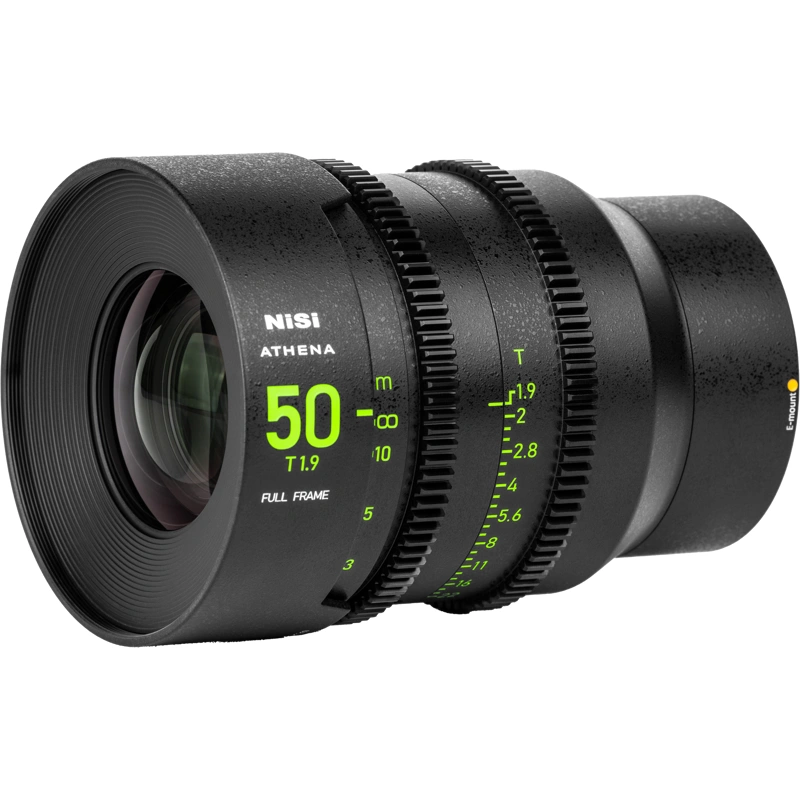 NiSi CINE Objektiv Athena Prime 50mm T1.9 E-Fattning (Utan Drop-In Filter) NiSi Cine Lens Athena Prime 50mm T19 E Mount Without Drop in Filter 2 304c5213